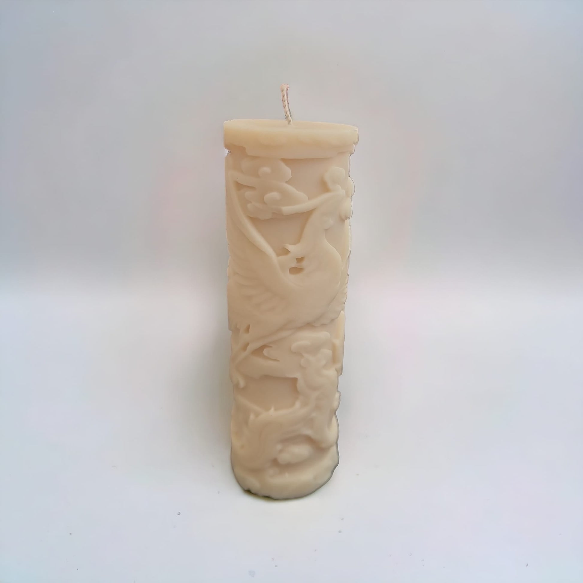 Chinese Phoenix Style Candle Vanilla Cream Scent - Auras Workshop Auras Workshop