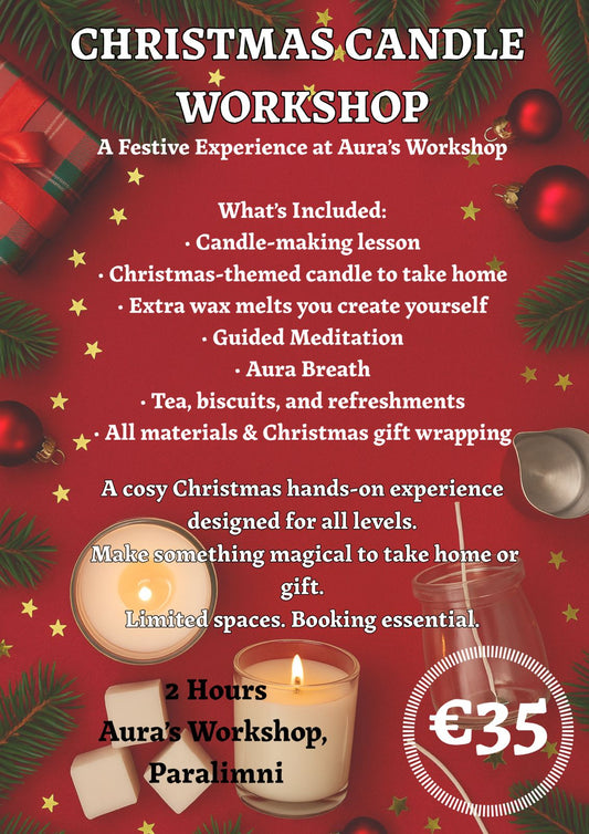 ✨ Christmas Candle Workshop - Auras Workshop Auras Workshop