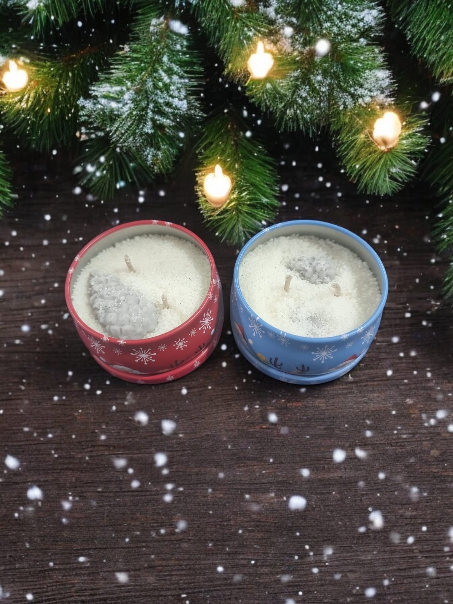 Christmas Cosy Spice Scented Candles - Christmas Edition (Set of 2) - Auras Workshop Auras Workshop