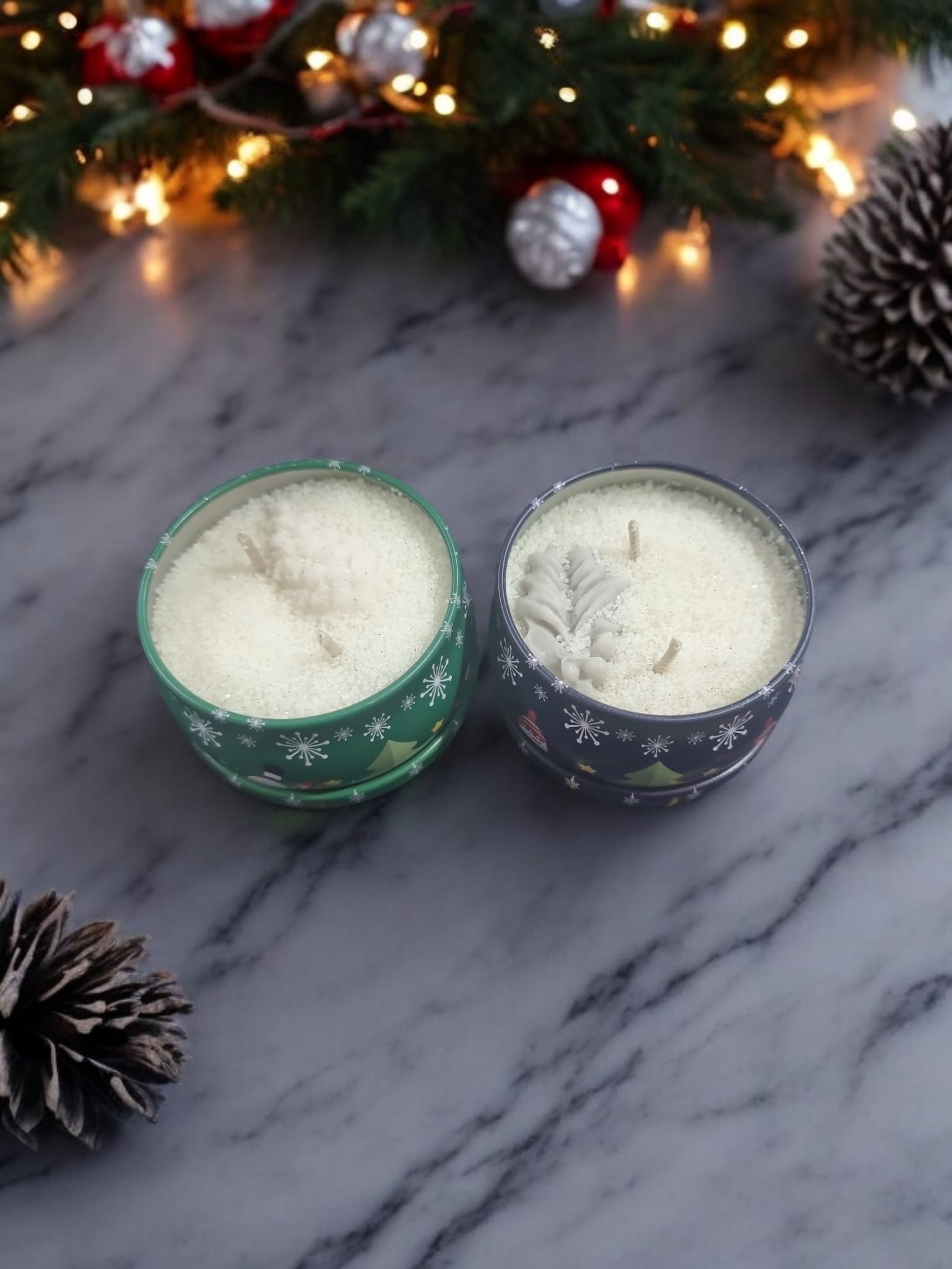 Christmas Cosy Spice Scented Candles - Christmas Edition (Set of 2) - Auras Workshop Auras Workshop