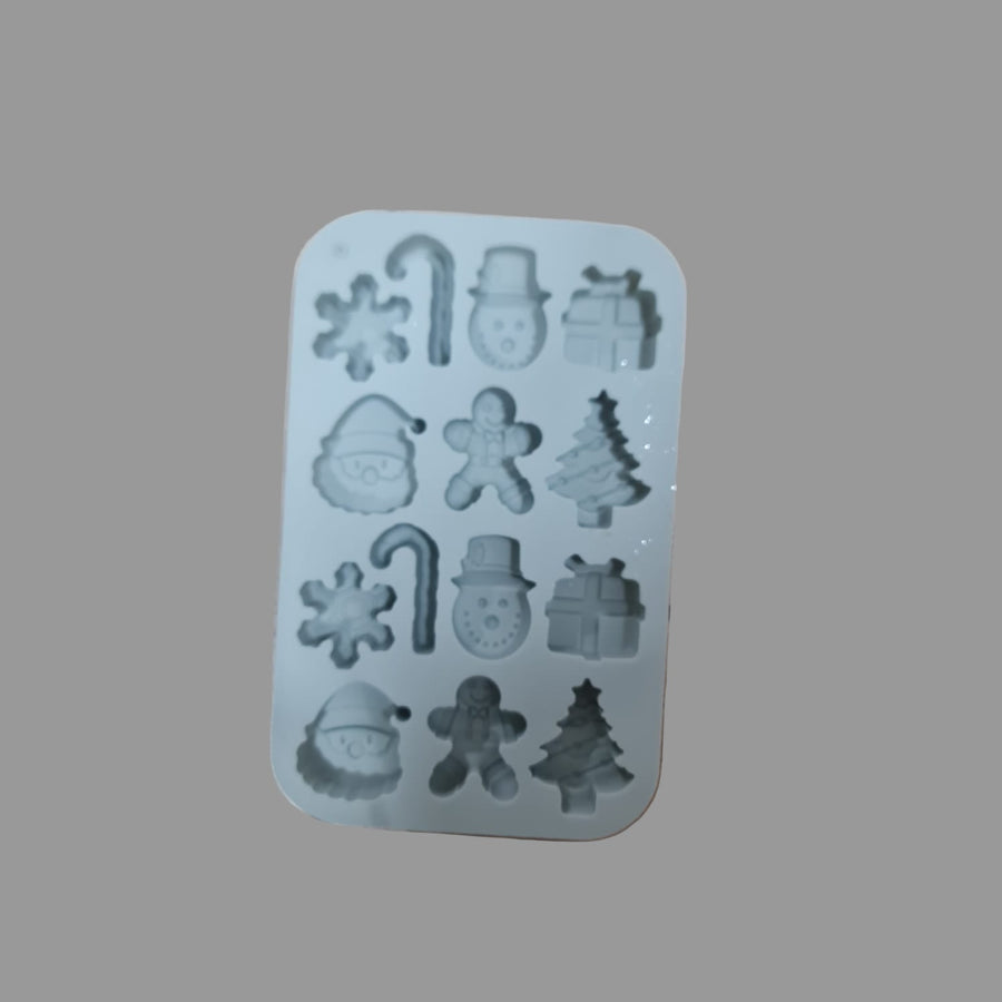 🎄 Christmas Mix Candle & Wax Melt Mold (Pink)