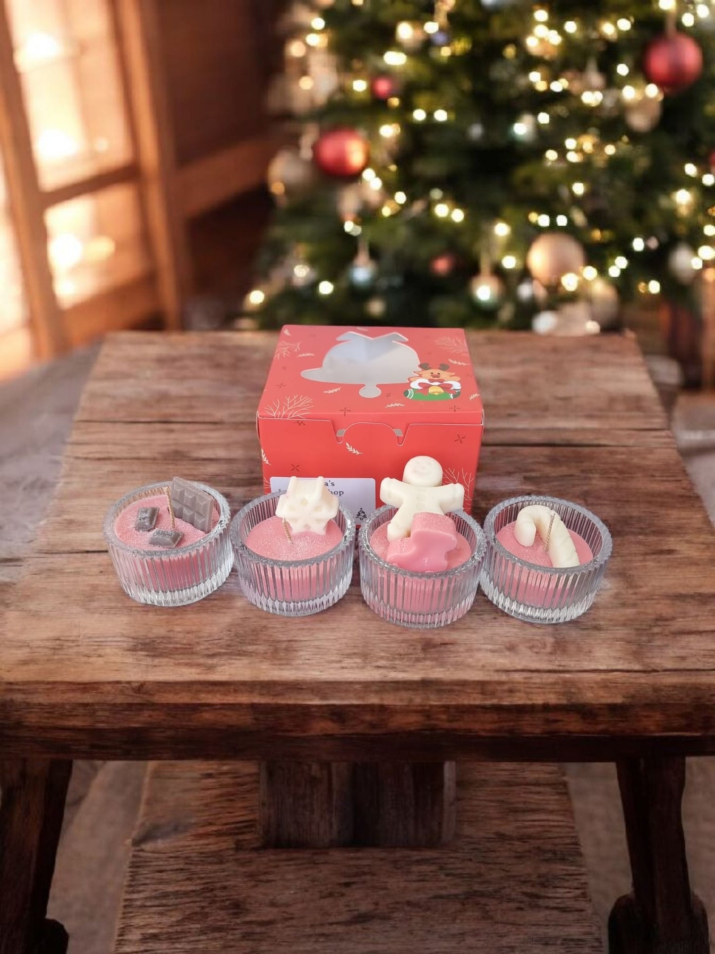 🎄 Christmas Mornings, Pine & Spiced Apple Tealights – Christmas Edition - Auras Workshop Auras Workshop