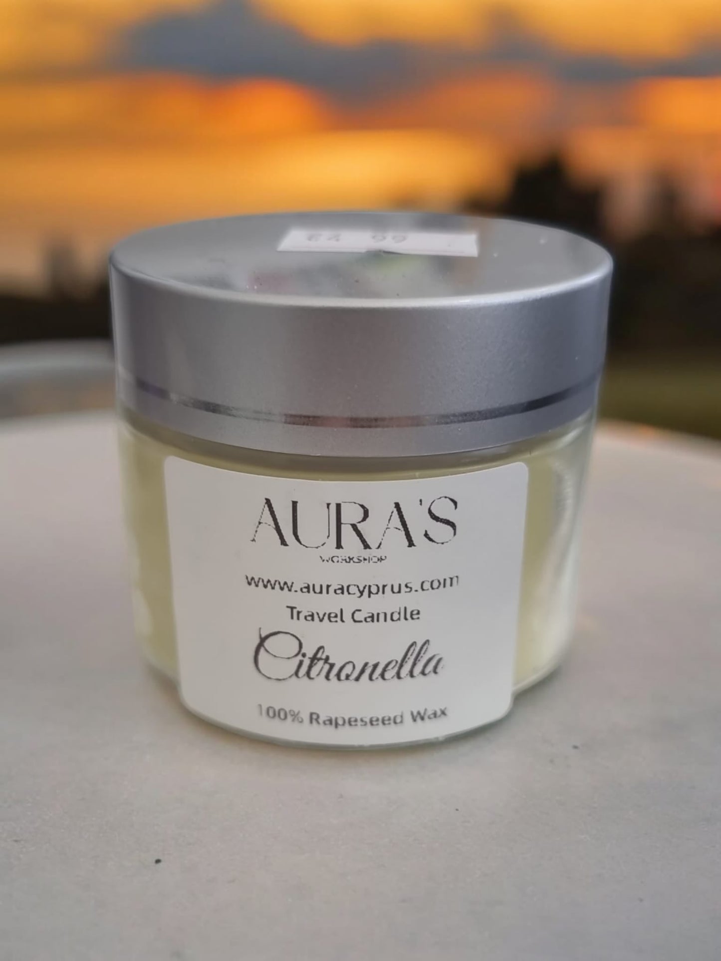 Citronella Travel Candle - Auras Workshop Auras Workshop