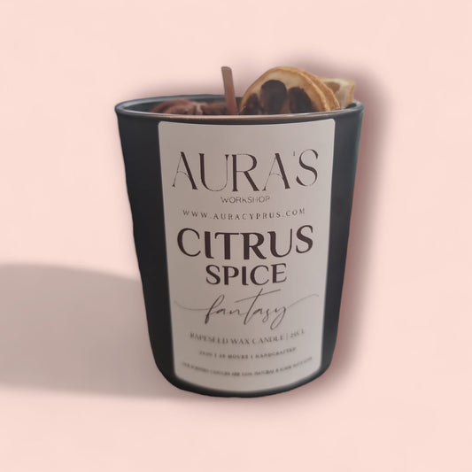 Citrus Spice Fantasy Scent - Candle - Auras Workshop Auras Workshop