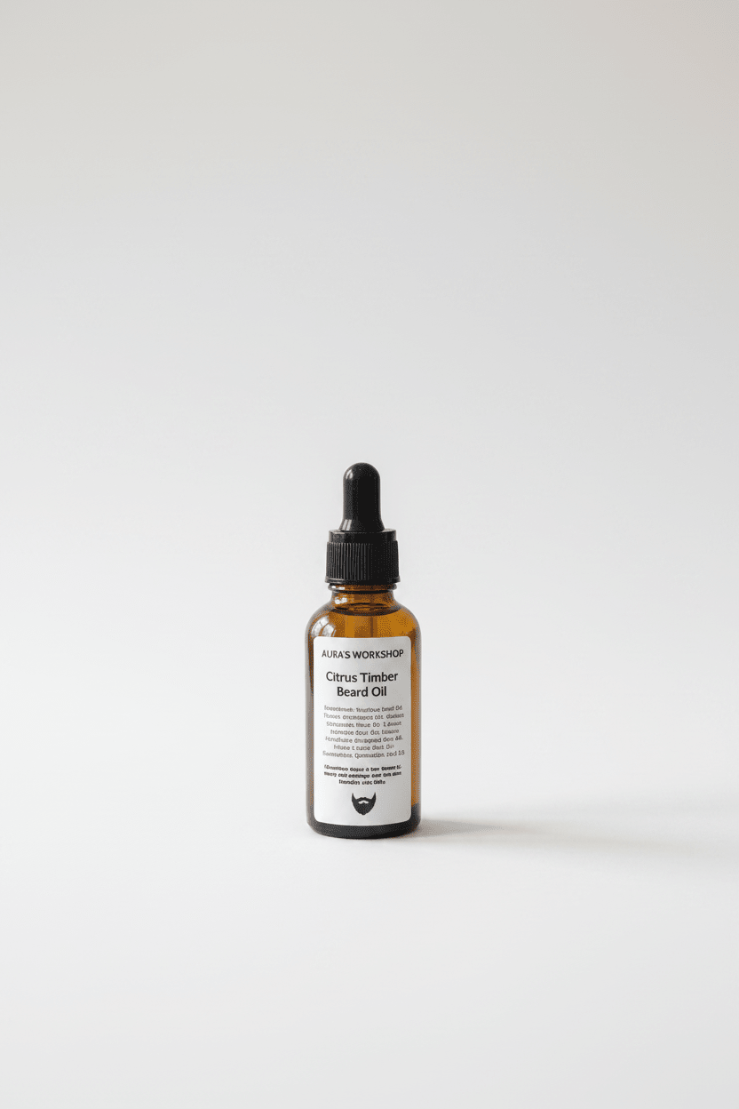 Citrus Timber Beard Oil – Refreshing Beard Oil with Bergamot, Lemon & Rosemary - Auras Workshop Auras Workshop