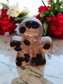 Coffee Vanilla Marzipan Scented Mr Gingerbread Man Shape Soap - Auras Workshop Auras Workshop