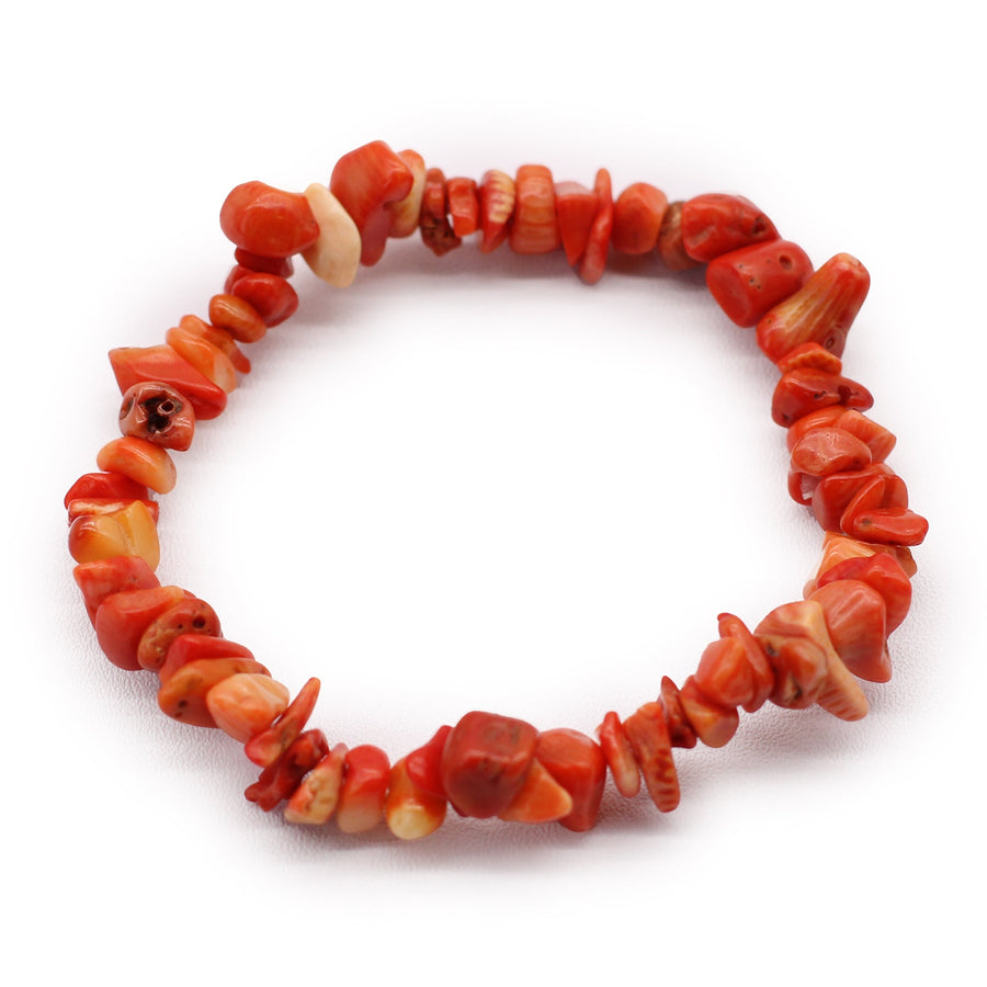 Coralite Stone Chunky Bracelet