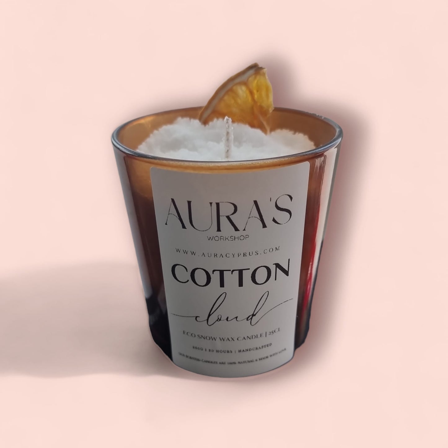 Cotton Cloud Scent - Eco Snow Candle - Auras Workshop Auras Workshop