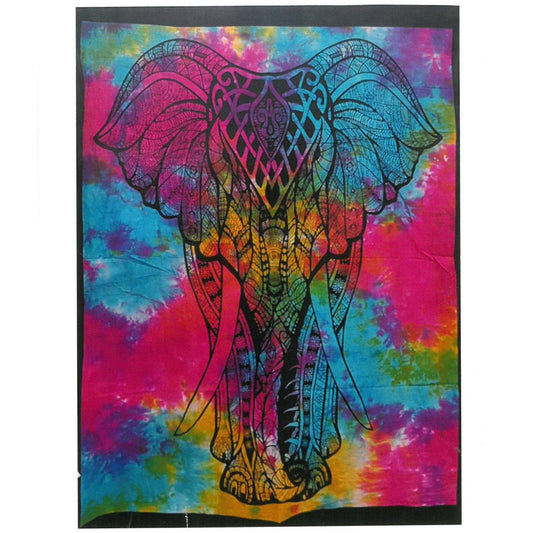 Cotton Wall Art - Elephant - Auras Workshop Auras Workshop