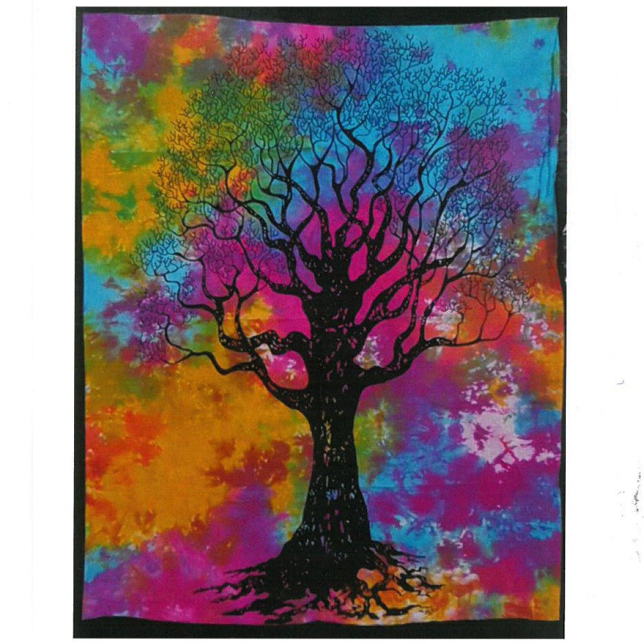 Cotton Wall Art - Tree of Strength - Auras Workshop Auras Workshop