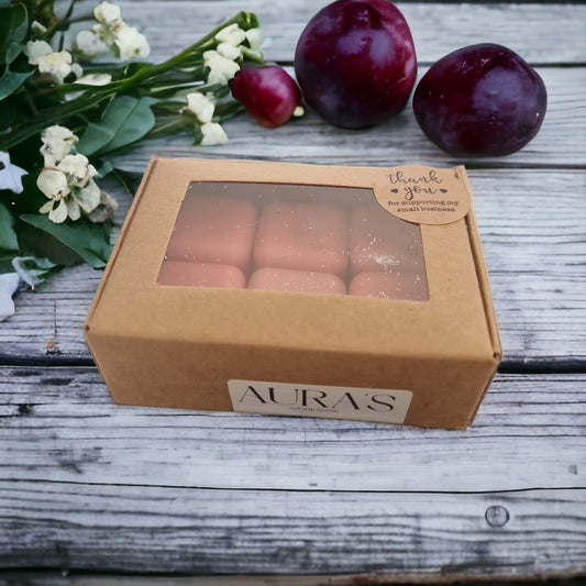 Cranberry Ice Plum Wax Melt Pieces - Auras Workshop Auras Workshop