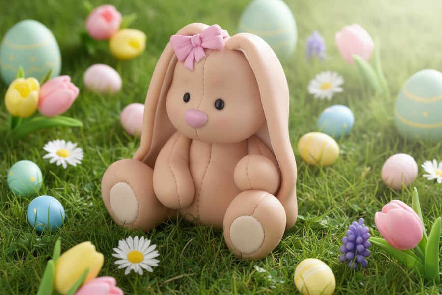 🐰 Χαριτωμένο Καλούπι Σιλικόνης Κουνέλι – Καλούπι για Κερί, Σαπούνι & Wax Melt σε σχήμα Κουνελιού