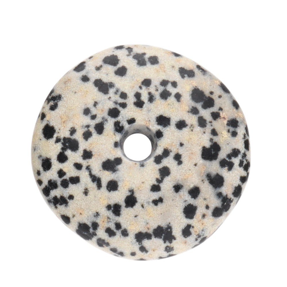 Dalmatian Jasper Small Crystal Donut – Quality A - Auras Workshop Auras Workshop