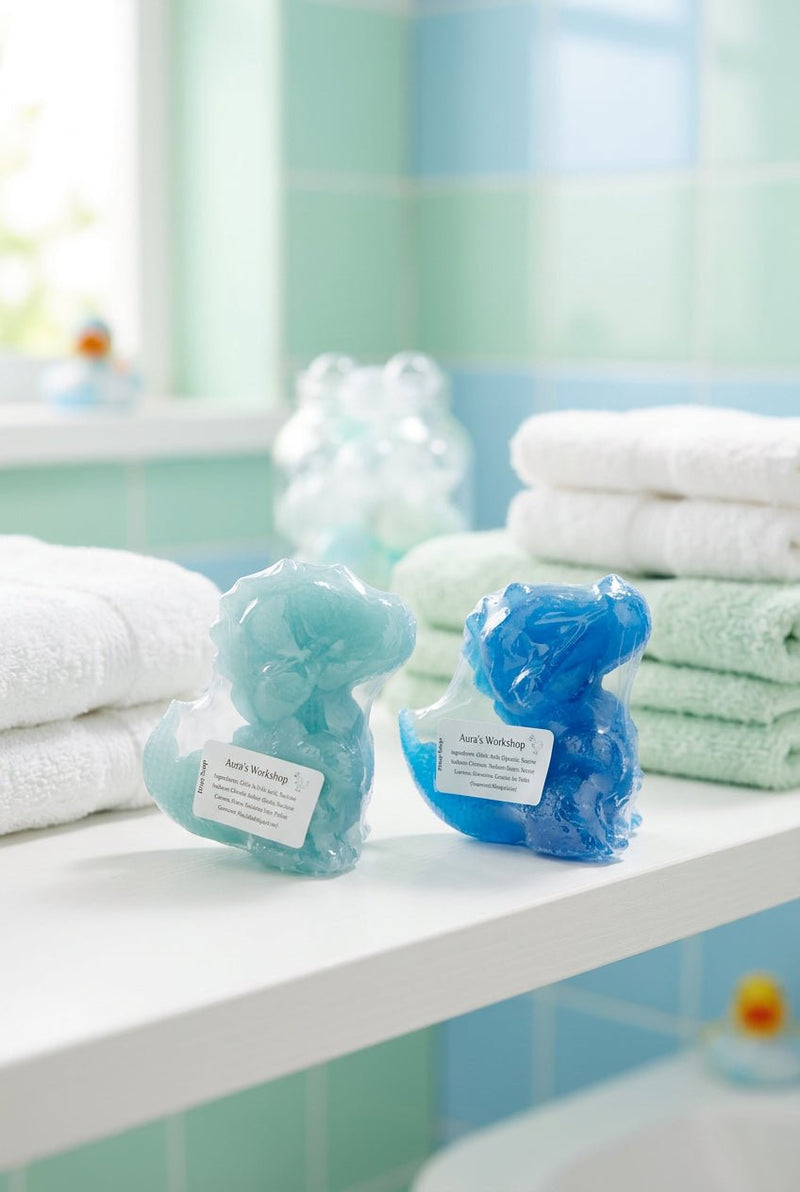 Dino Kids Soap – Coconut Scented Dinosaur Glycerin Soap