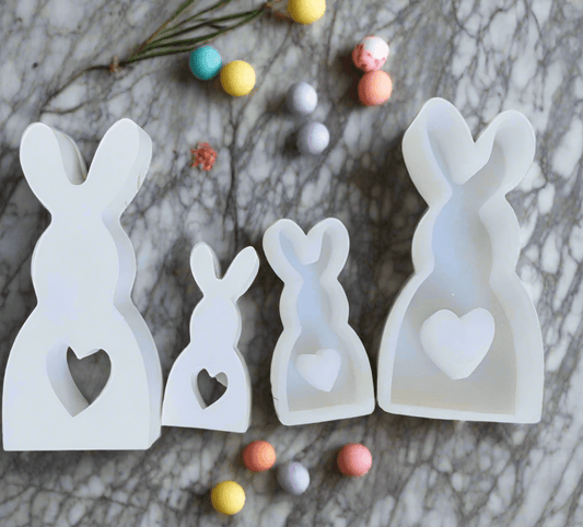 Easter Bunny Silicone Molds For Resin, Concrete, Candle DIY Crafts - Auras Workshop Auras Workshop