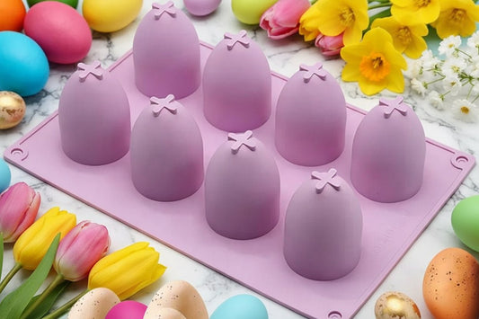 🐣 Easter Egg Silicone Candle Mold – Mini Egg Wax Melt & Soap Making Mould - Auras Workshop Auras Workshop