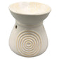 Elemental Natural Large Oil & Wax Burner – Ivory - Auras Workshop Auras Workshop