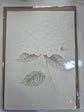 Embossed Flower Design Greeting Cards (2 Designs) - Auras Workshop Auras Workshop