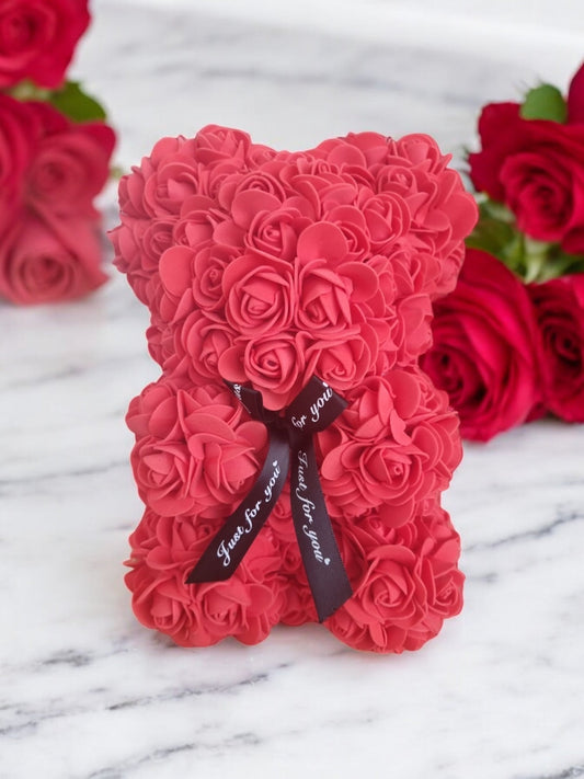 Eternal Love Red Rose Bear - Valentines Gift - Auras Workshop Auras Workshop