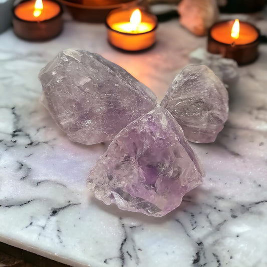 Ethically Sourced Raw Amethyst Crystal Clusters in Various Sizes - Auras Workshop Auras Workshop