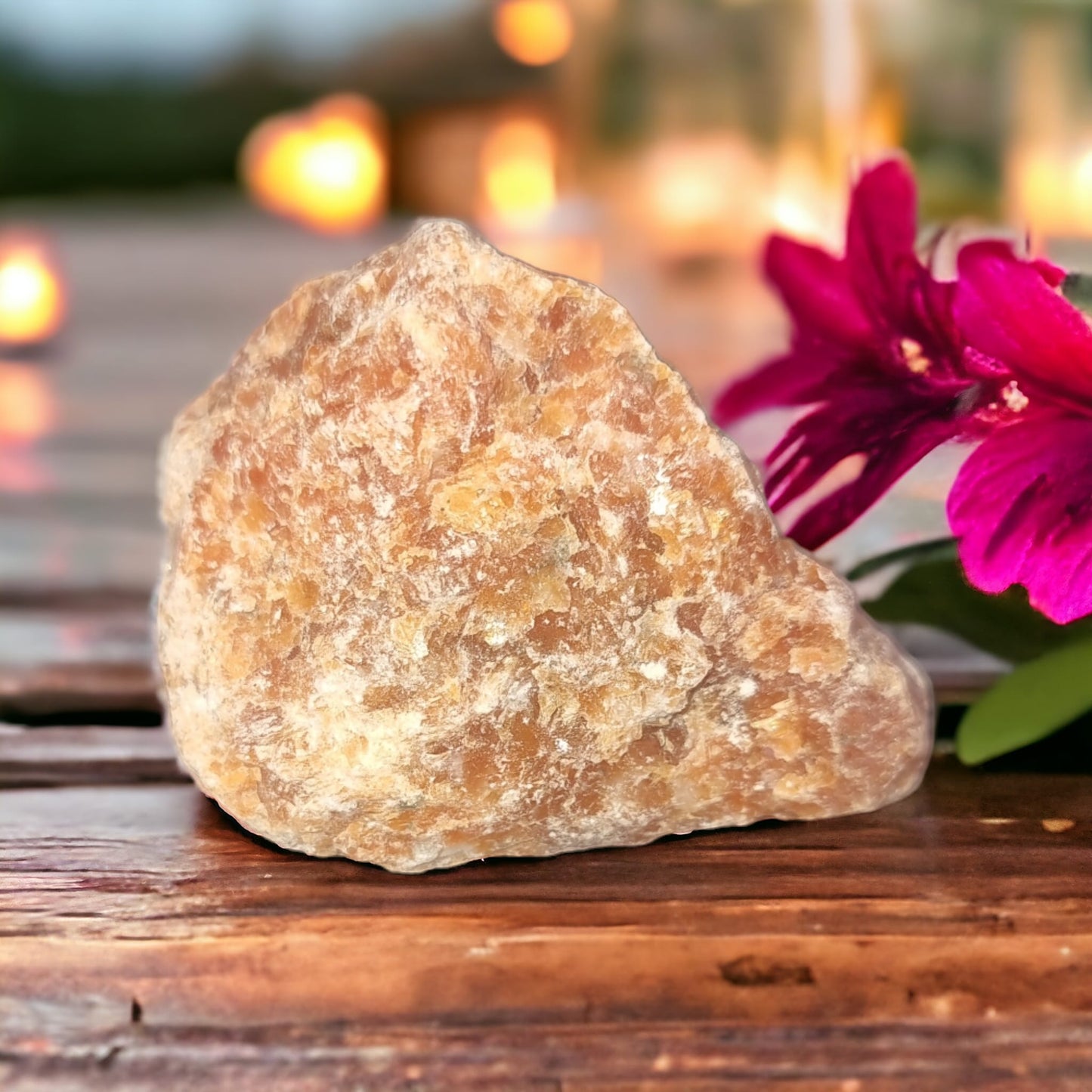 Ethically Sourced Raw Orange Calcite Crystal Clusters in Various Sizes - Auras Workshop Auras Workshop