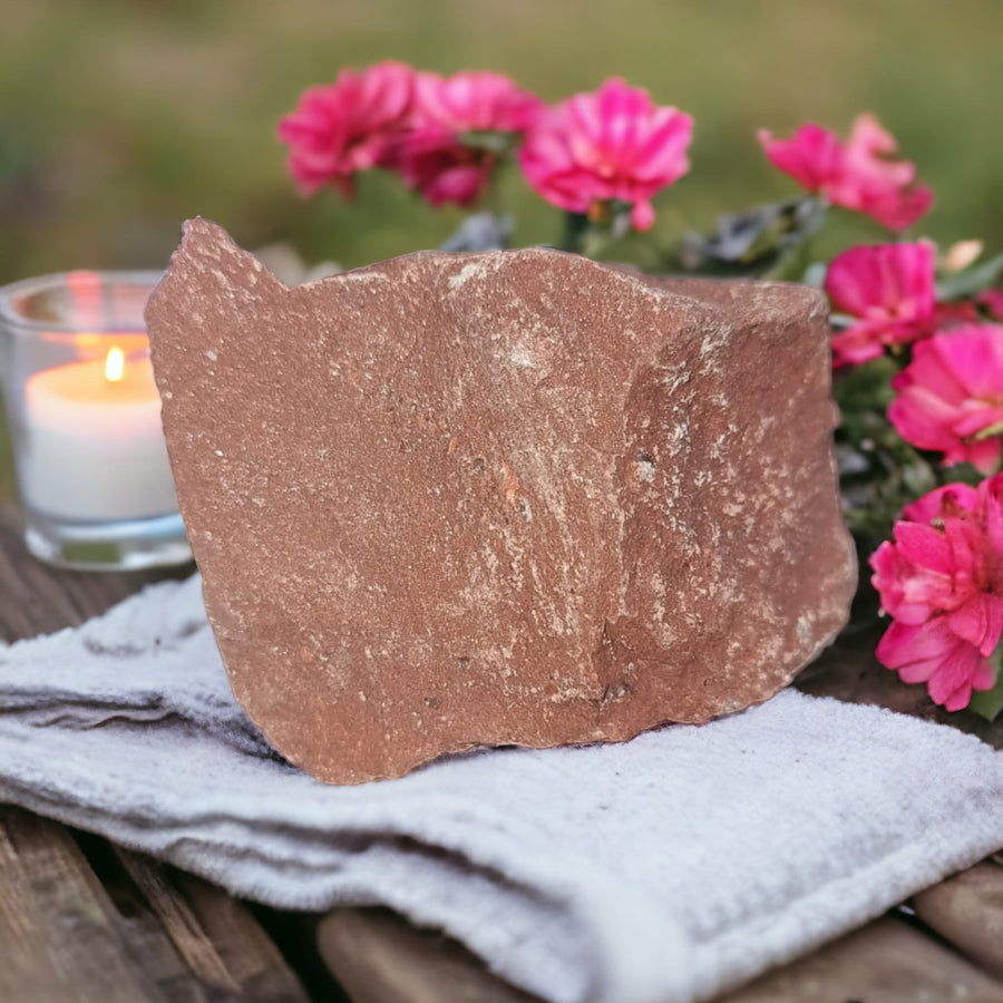 Ethically Sourced Raw Red Jasper Crystal Clusters in Various Sizes