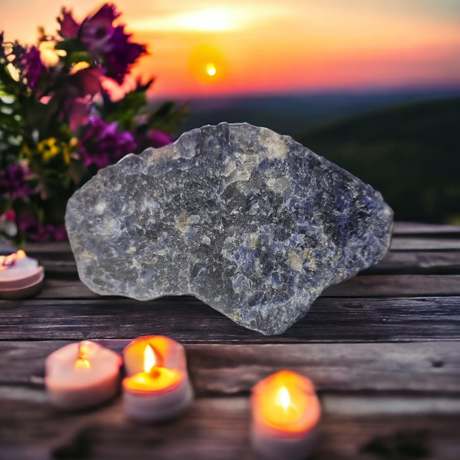 Ethically Sourced Raw Sodalite Crystal Clusters in Various Sizes