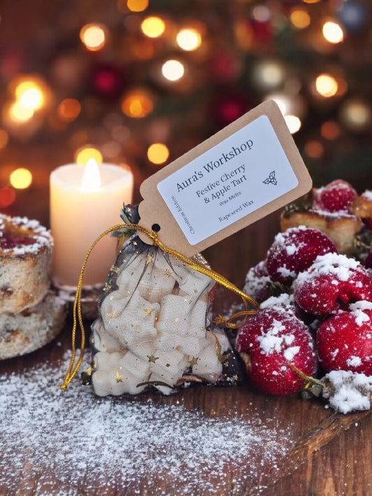 🍒 Festive Cherry & Apple Tart Wax Melts – Christmas Edition - Auras Workshop Auras Workshop