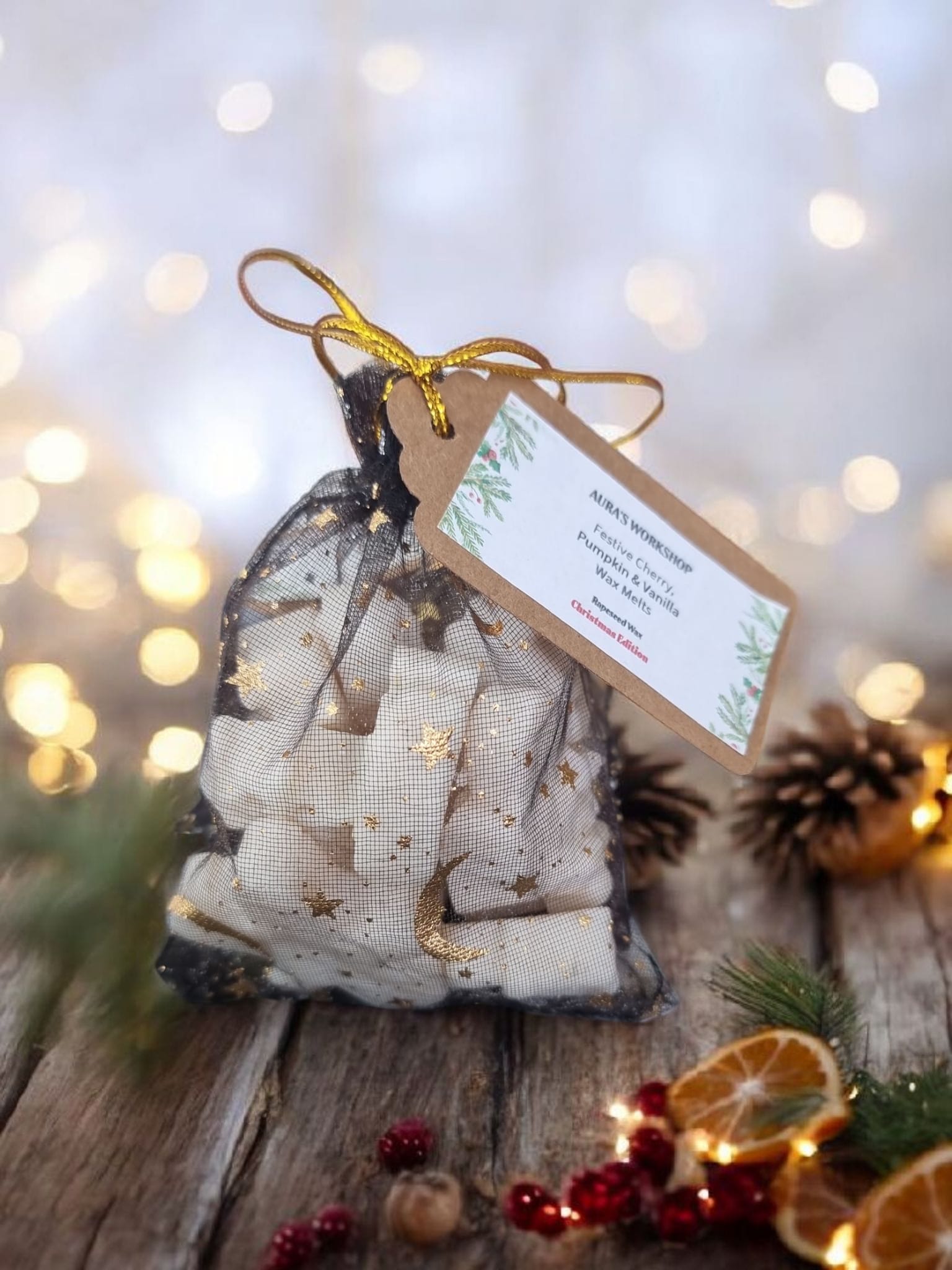 🎄 Festive Cherry, Pumpkin & Vanilla Wax Melts – Christmas Edition - Auras Workshop Auras Workshop