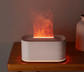 🔥✨ Flame Effect Aroma Diffuser Small – Black or White | LED Flame Mist Diffuser - Auras Workshop Auras Workshop