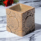 Flowers Beige Aromatic Wax Burner - Auras Workshop Auras Workshop