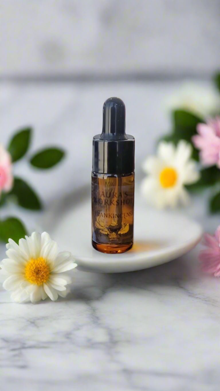 🌿 Frankincense Essential Oil – 10ml (with Dripper) - Auras Workshop Auras Workshop