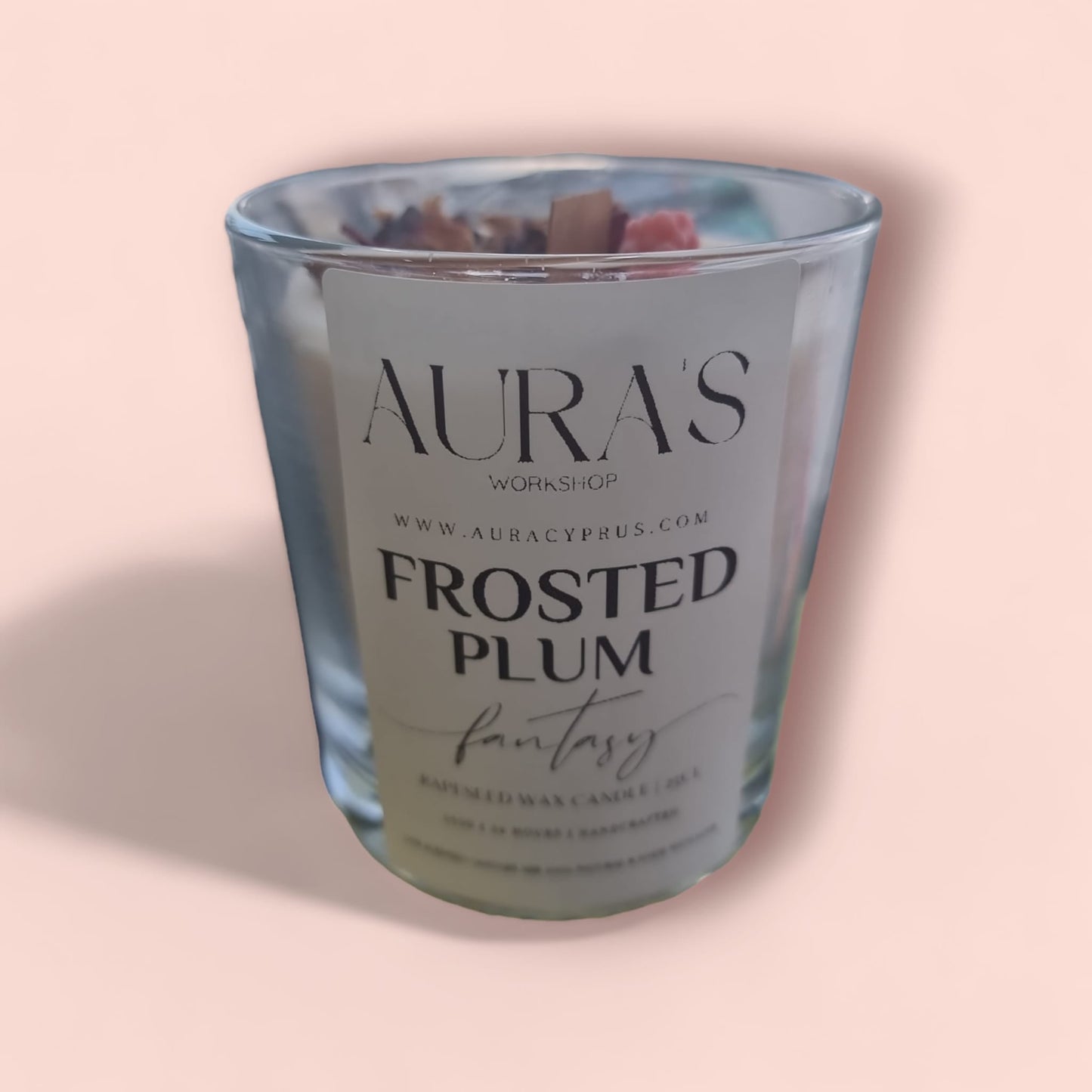 Frosted Plum Fantasy Scented Candle - Auras Workshop Auras Workshop