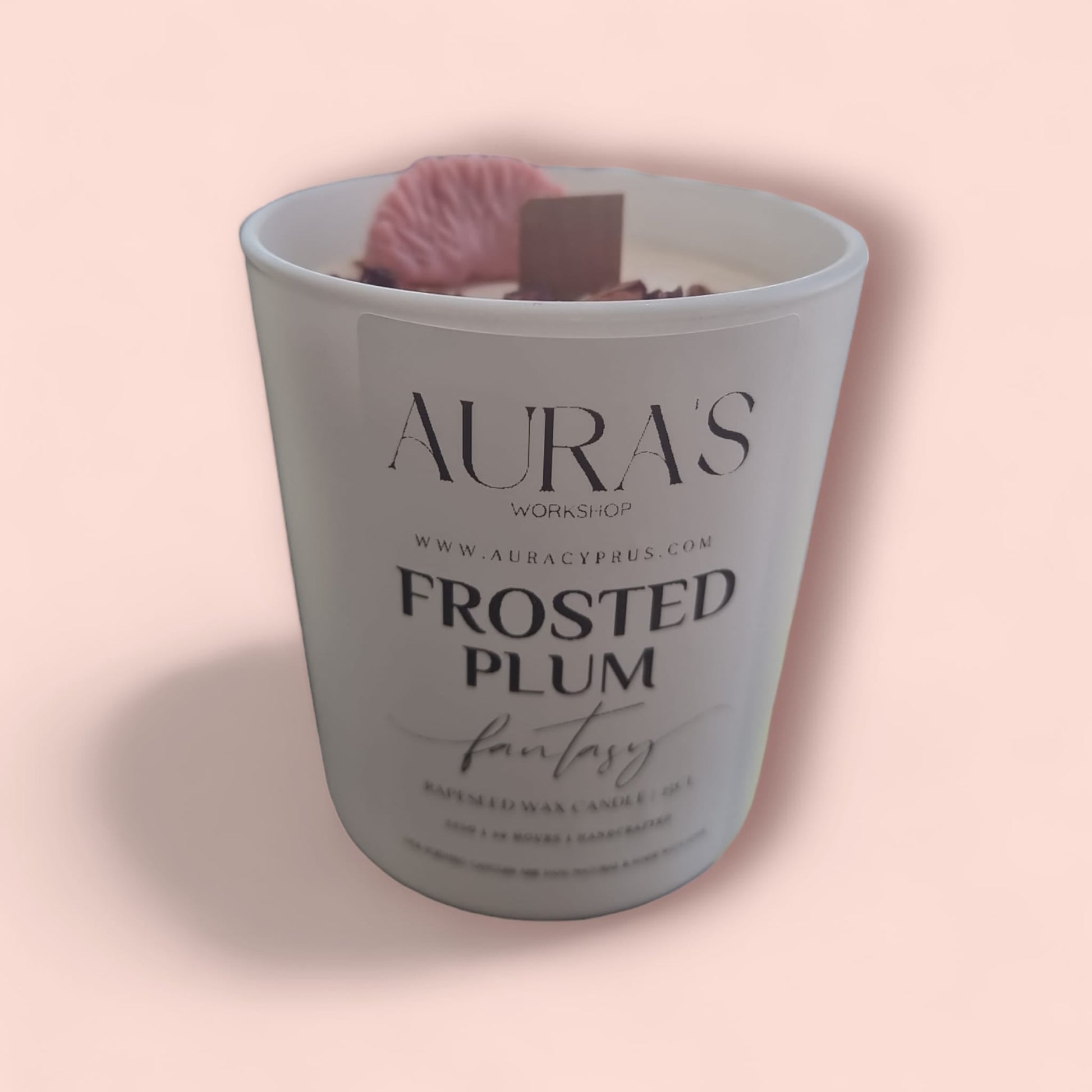 Frosted Plum Fantasy Scented Candle - Auras Workshop Auras Workshop