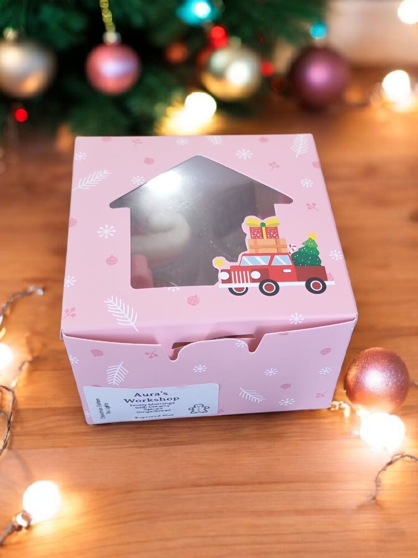 ❄️ Frosty Morning with Creamy Spiced Gingerbread Tealights – Christmas Edition - Auras Workshop Auras Workshop