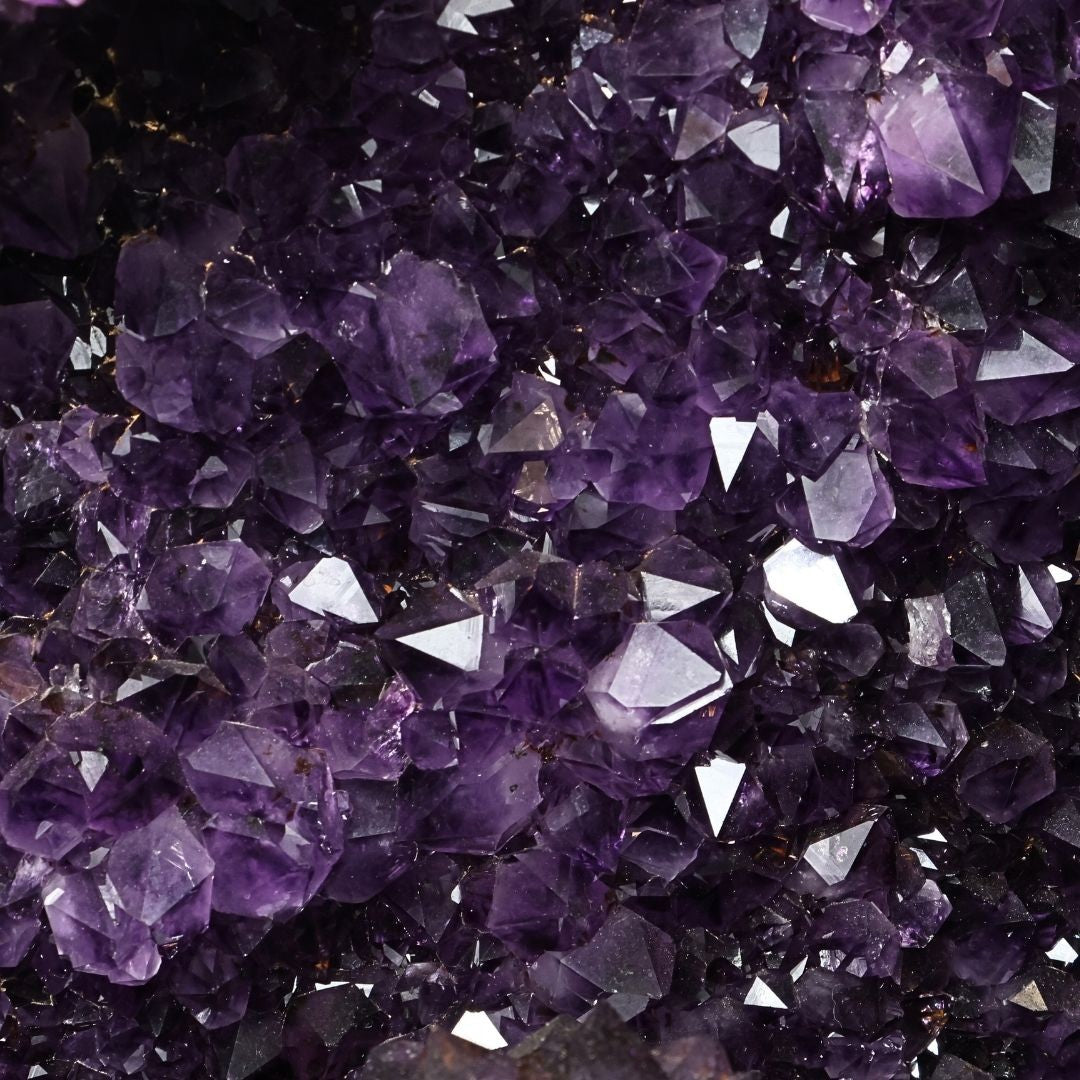 Triple Amethyst Geode Sculpture – 60–110 cm, 331 kg – view 2