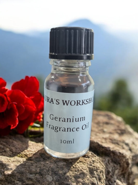 Geranium Fragrance Oil 10ml - Auras Workshop Auras Workshop