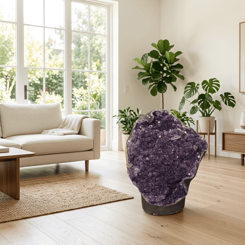 Giant Amethyst Geode – 104 × 140 cm, 558 kg
