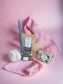 Gift Set: Candle, Wax Melts, Soap, Dried Lavender, Candle Pillar Holder & Pillar Candle - Auras Workshop Auras Workshop