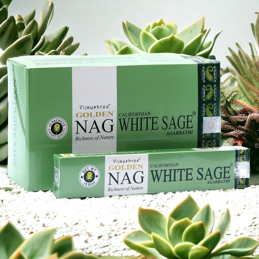 Golden Nag - White Sage Incense