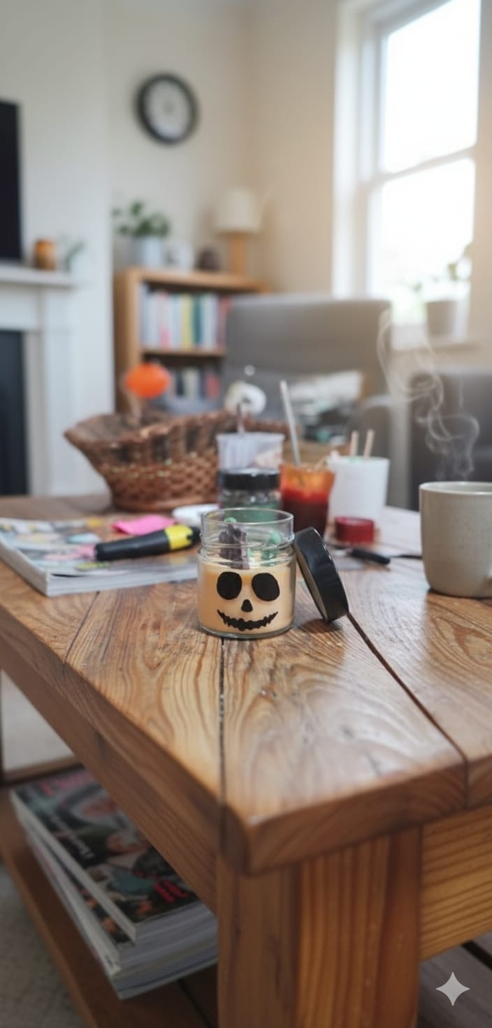 💀 Grave Fingers Candle – Gooey Gingerbread, Vanilla & Popcorn Scent | Halloween Collection by Aura’s Workshop - Auras Workshop Auras Workshop