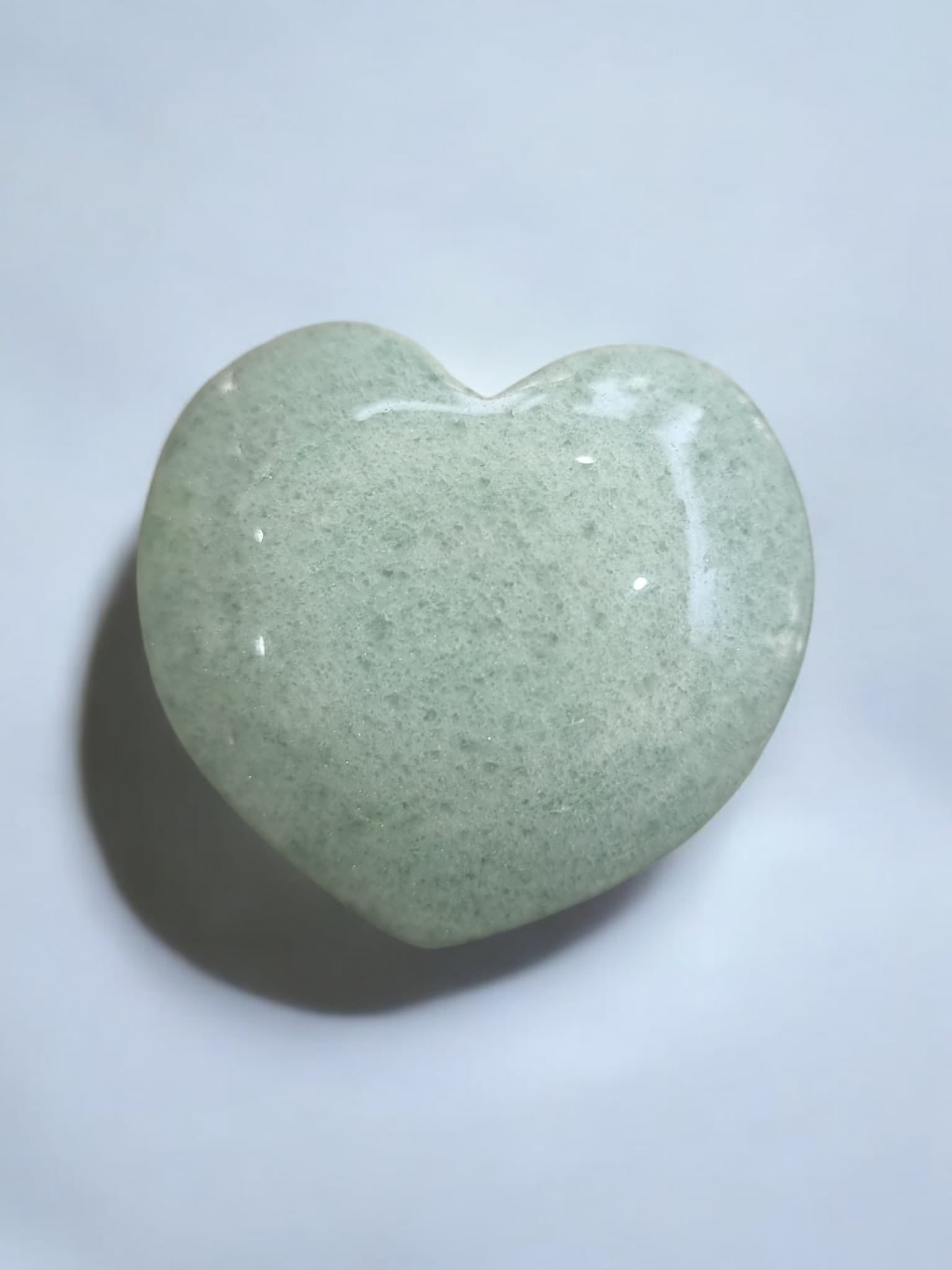 Green Aventurine Heart Crystal - Auras Workshop Auras Workshop