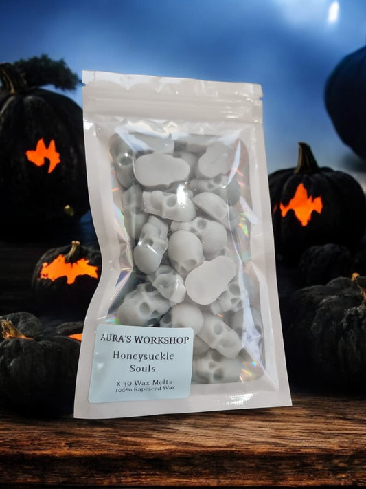 Halloween Honeysuckle Souls x30 Wax Melts Large Pack - 100% Rapeseed Wax - Auras Workshop Auras Workshop