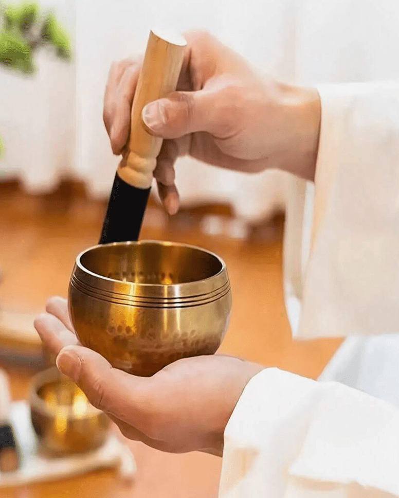 Handcrafted Singing Bowl Set – 3” Meditation Bowl for Yoga, Sound Healing & Chakra Balancing - Auras Workshop Auras Workshop