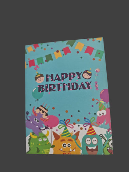 Happy Birthday Greeting Cards (5 Designs) - Auras Workshop Auras Workshop