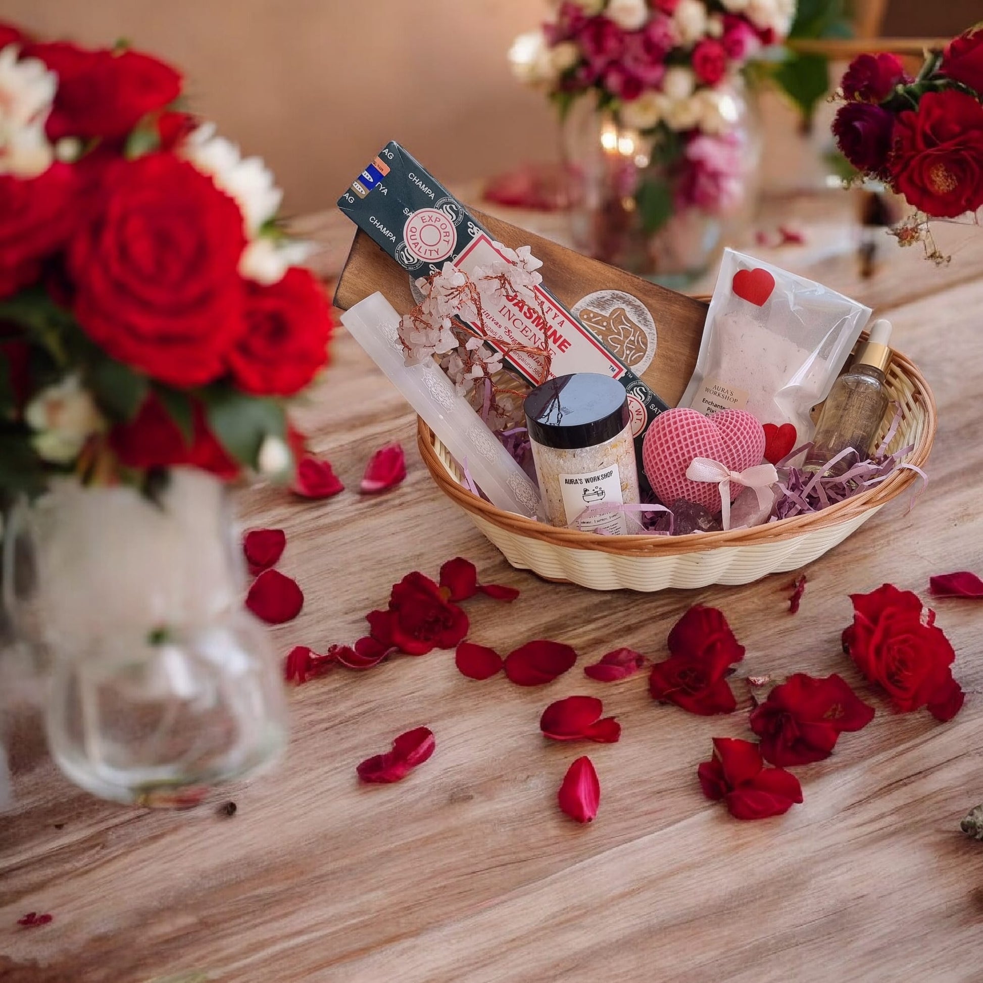 Heart of Healing Gift Hamper – A Ritual of Self - Love & Serenity 🌸 - Auras Workshop Auras Workshop