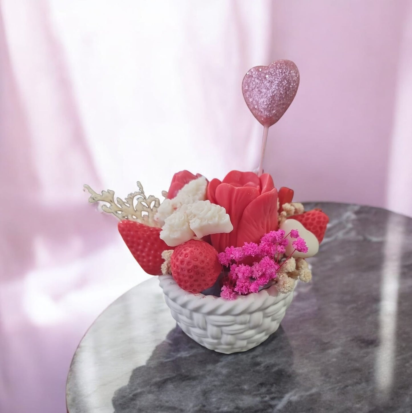 💕🌸 Heart Strings Wax Melt Bouquet | Aura’s Workshop | Valentine’s Gift - Auras Workshop Auras Workshop