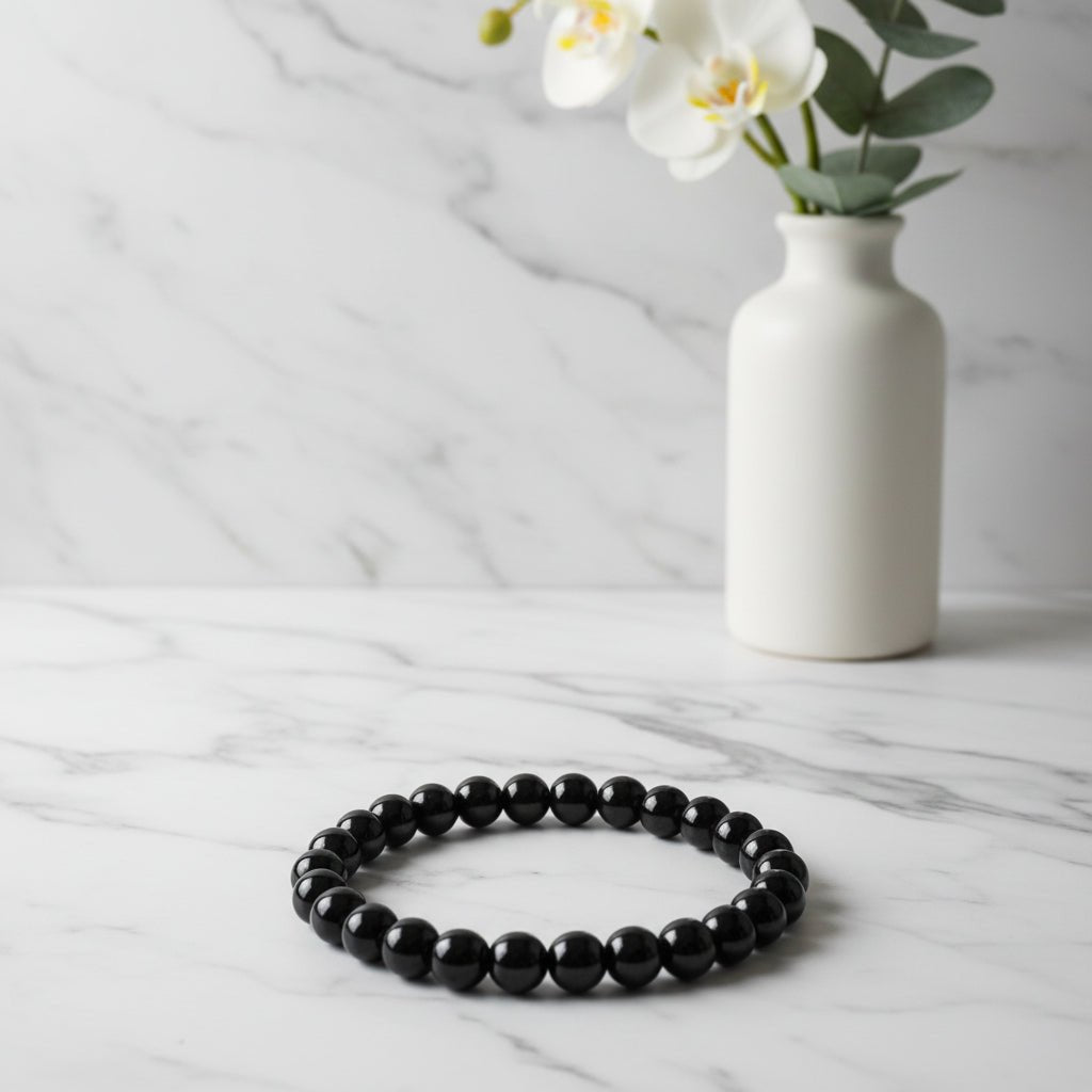 Hematite Bracelet 8mm Beads - Auras Workshop Auras Workshop