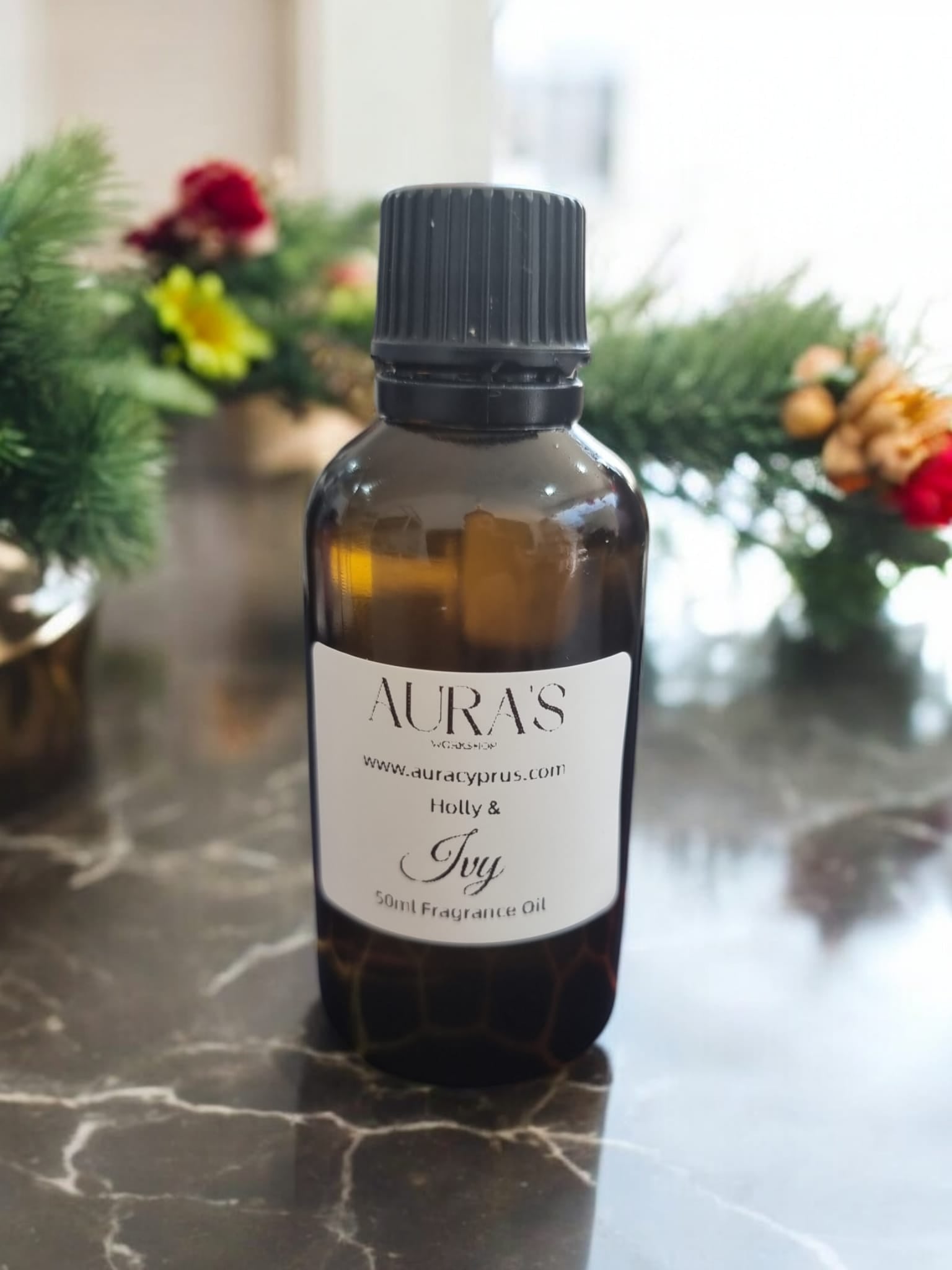 Holly & Joy Fragrance Oil - 50ml - Auras Workshop Auras Workshop