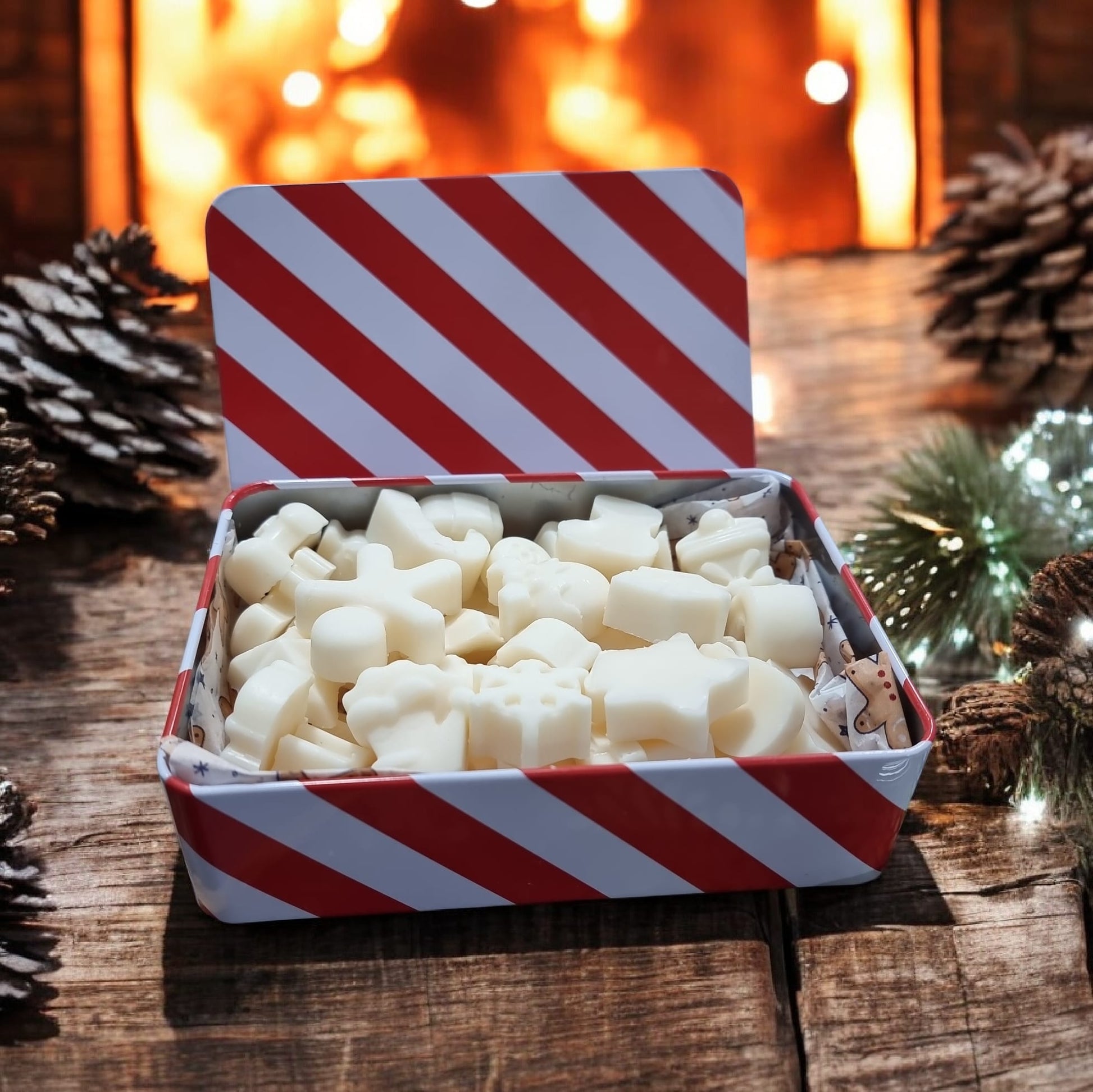 🍯 Honey Glazed Pumpkins Wax Melts – Christmas Edition Tin | Aura’s Workshop | Pumpkin, Popcorn & Vanilla - Auras Workshop Auras Workshop